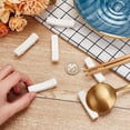 thumbnail image 3 of Juego de 6 soportes para cucharas de cerámica blanca. Soporte pequeño y estable para cucharas de café. Soporte para cucharas de porcelana blanca. Soporte para palillos y utensilios., 3 of 6