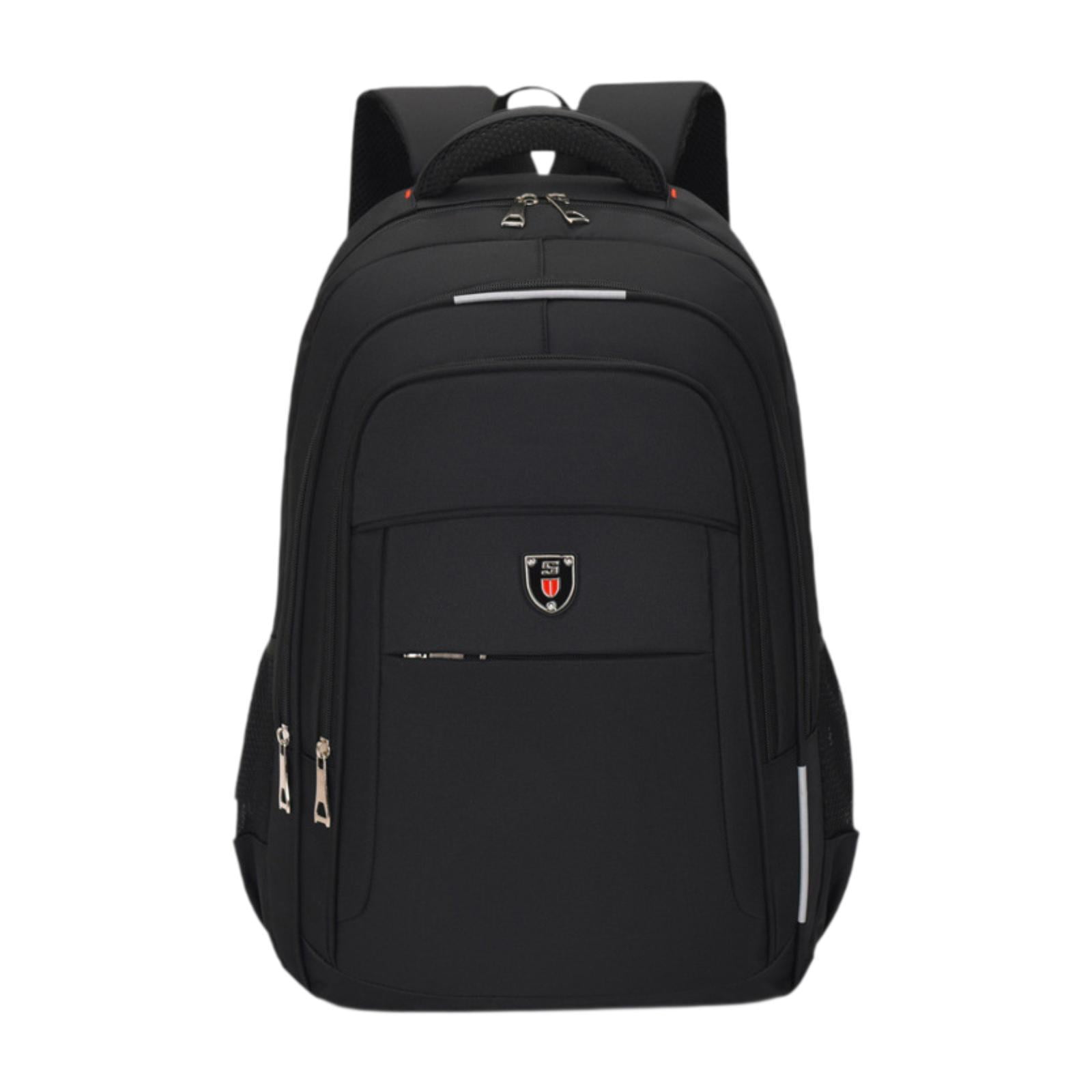 Yinanstore Computer Backpack Casual Daypack 15" Laptop Sleeve Fits 15.6 inch Notebook Bookbag Work College Computer Bag Laptops Backpack black