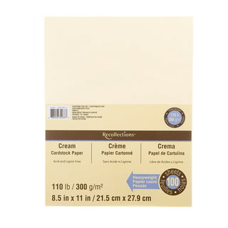 Recollections Black Heavyweight Cardstock Paper, 8.5 X 11 - 100 Sheets