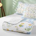 thumbnail image 4 of Erosebridal Goose Twin Quilt Set for Girls, Blue Balloons Twin Coverlet Set, 2-Piece 1 Bedspread and 1 Pillowcase, 4 of 7