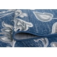 thumbnail image 2 of Tayse Madison Area Rug MDN3507 Transitional Navy Scrolls Vines 2' x 3' Rectangle, 2 of 2