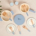 thumbnail image 4 of Wooden Mini Kitchen Cookware Pot Pan Cook Pretend Play Educational House Toys For Children Simulation Kitchen Utensils Girls Toy, 4 of 7