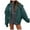 Green, variant on Jacket for Women Trendy Red Faux Leather Bomber Zip Up Biker Motorcycle Windproof Waterproof Trendy Clothes