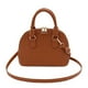 thumbnail image 1 of Bolso bandolera de piel sintética de estilo retro para mujer, de primavera, color marrón oscuro, 1 of 5