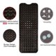 thumbnail image 4 of Alfombra de baño Antideslizante para bañera, antimoho, súper Larga, antibacteriana, Lavable a máquina, Muy Adecuada para la Familia (Negro), 4 of 5