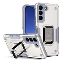 Rosebono Magnetic Support Armor Cell Phone Case for Samsung Galaxy A35, White