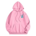thumbnail image 4 of Women's Oversized Hooded Sweatshirts Graphic Printed Crew Neck Hoodies Casual Long Sleeve Pullover Tops Trendy 2025, 4 of 7