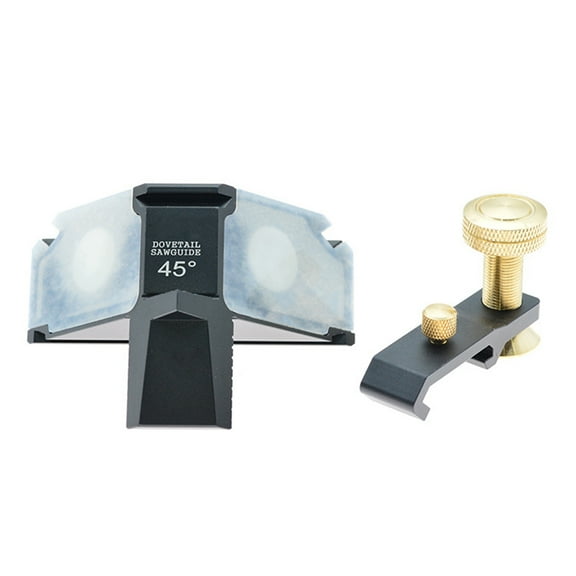 Woodworking Machinery Parts Double 45 Degree Cutting Guide Angle Saw with 25mm/0.98In Clamping Width