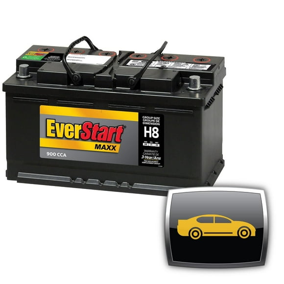 EverStart AUTO MAXX-H8, 12 Volt, Car Battery, Group Size H8/49, 900 CCA, EverStart, Car Battery