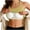 Yellow, variant on Staron Women's Built-In Bra Racerback Tank Top Nursing Maternity Activewear with Removable Pads Round Neck Sleeveless Casual Comfy Stretchy Wicking Fabric, Brown L