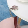 thumbnail image 2 of KGOTA Portable Metal Foldable Bag Hook Handbag Holder Purse Hanger (CAFP02 Pink), 2 of 8