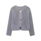 thumbnail image 1 of TRAF Otoño Invierno cárdigans de punto para mujer Casual botón de manga larga suéter femenino 2024 moda cárdigans sueltos para mujer abrigo, 1 of 5