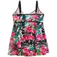 thumbnail image 2 of Heat Women's Plus Size Scoop Neck Swimdress Swimsuit, 2 of 2