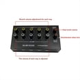 thumbnail image 3 of Mezclador de Audio de 5 Canales, Miniextensor de Micrófono Portátil, Consola de Mezclas con Reverberación, Tipo C, Recargable A, 3 of 5