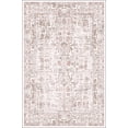 thumbnail image 2 of BERTHMEER 5'x7' Red Area Rugs Vintage Oriental Distressed Rugs Carpets for Living Room Bedroom Dining Room Office Throw Rugs Non-slip, 2 of 5