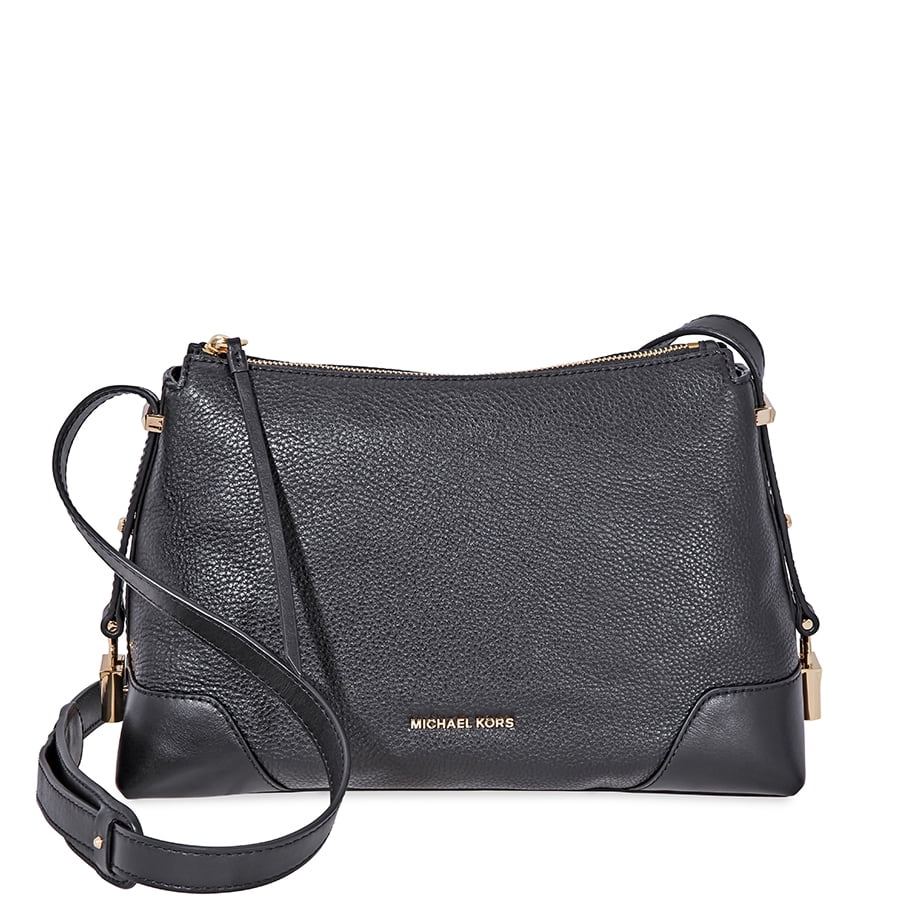 michael kors leather messenger bag
