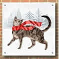 thumbnail image 3 of Epic Art 'Christmas Cats & Dogs I' by Victoria Borges, Acrylic Glass Wall Art, 36"x36", 3 of 7