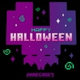 thumbnail image 2 of Mens Minecraft Happy Halloween Pixel Art Decor T Shirt, 2 of 5