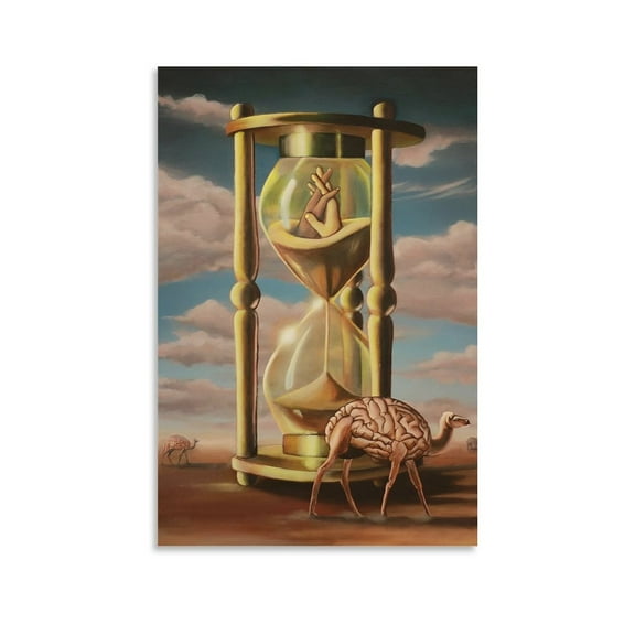 Salvador Dali Wall Art Prints 《Key To Time》 Art Poster Room Aesthetic Poster Print Art Wall Painting Canvas Posters Gifts Modern Bedroom Decor 08x12inch(20x30cm)