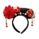 thumbnail image 2 of Diadema antigua china para la cabeza, diadema china Qing, aro para el cabello Hanfu con flores Estilo D, 2 of 7