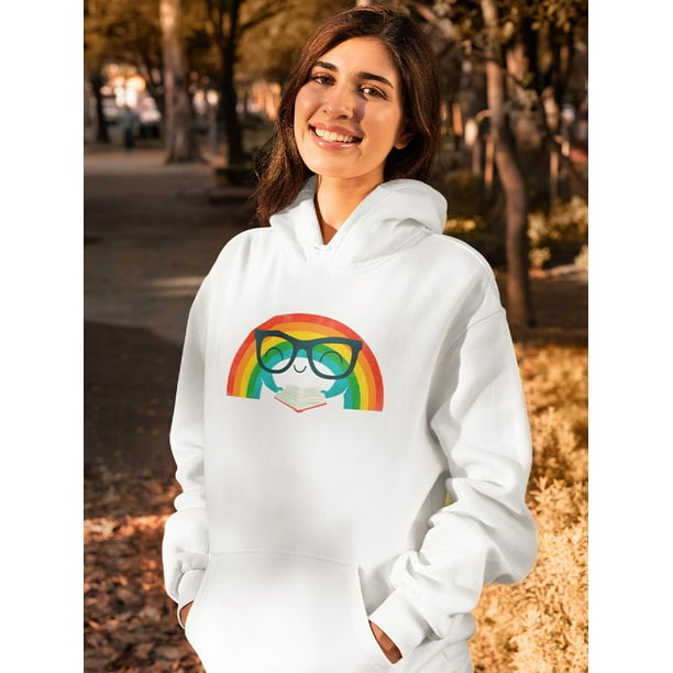 Womens rainbow hoodie new arrivals