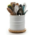 thumbnail image 2 of RSVP Natural Bamboo Tool Crock Turntable, 8 ¼ Inch Diameter, 2 of 2