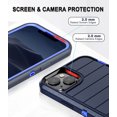 thumbnail image 5 of Petocase for iPhone 15 Plus Case,Heavy Duty 3-Layer Shockproof Dropproof Dust-Proof Durable Military Grade Full Body Rugged Protection Cover Case,Navy Blue, 5 of 8