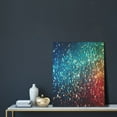thumbnail image 5 of KLL Colorful Rainbow Glitter Print Canvas Wall Art, Canvas Painting Prints Canvas Art Wall Decor Home Decoration for Living Room Bedroom Office, 5 of 6