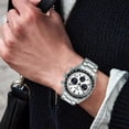 thumbnail image 4 of Seikos Watch Stainless Steel Strap White Black.Dial for Everyday Style, 4 of 5