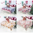 thumbnail image 5 of Mantel rectangular navideño, cubierta de mesa impresa, oblonga, impermeable, para decoración de comedor y cocina, 5 of 5