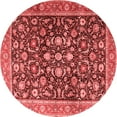 thumbnail image 1 of Ahgly Company Indoor Round Persian Red Traditional Area Rugs, 3' Round, 1 of 4