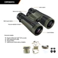 thumbnail image 4 of Binoculares Bushnell R5 12x50 Roof Para Condiciones de Poca Luz Color Verde, 4 of 6