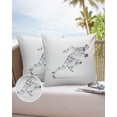 thumbnail image 6 of Pack of 2 Outdoor Pillow Covers, Cool Man is Running Waterproof Square Throw Pillowcase Cushion Decorative Pillow Covers for Couch Patio Tent, 26x26 in, 6 of 6