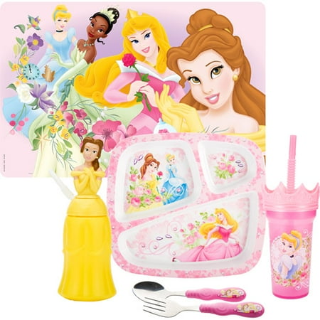 Zak! Disney Princess 6-Piece Mealtime Set