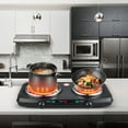 thumbnail image 3 of Mainstays Portable Double Burner and Hot Plate, 120V~ 1800W, 3 of 9