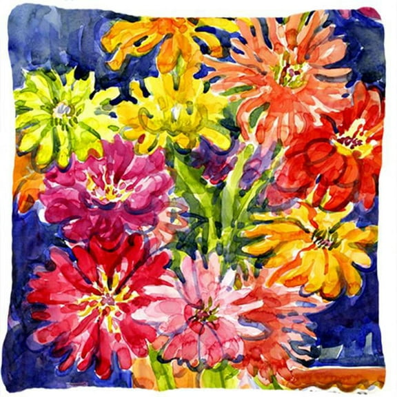 Jensen Distribution Gerber Daisies 14”x14” Indoor Outdoor Decorative Polyester Pillow,Fade Resistant