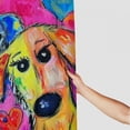 thumbnail image 3 of Orinice Dogs Heart Bathroom Decor Set Colorful Luxurious Graphic Print Polyester Fabric Shower Curtain Mother's Day Decor with Hooks 60x72, 3 of 7