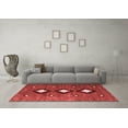thumbnail image 3 of Ahgly Company Indoor Rectangle Abstract Red Contemporary Area Rugs, 2' x 5', 3 of 4