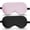 01 Pink & Black, variant on 100% Real Mulberry Silk 2 Pack Sleep Mask, Natural Pure Silk Eye Masks with Adjustable Strap for Sleeping, Block Light Eye Sleep Shade Cover, Reduces Puffy Eyes Traveling Gifts