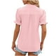 thumbnail image 4 of Fiudx Ofertas Flash Del Día Solo En Línea Tops con Estampado de Moda para Mujer, Blusa de Manga Corta, Camisetas Divertidas con Cuello Redondo, 4 of 4