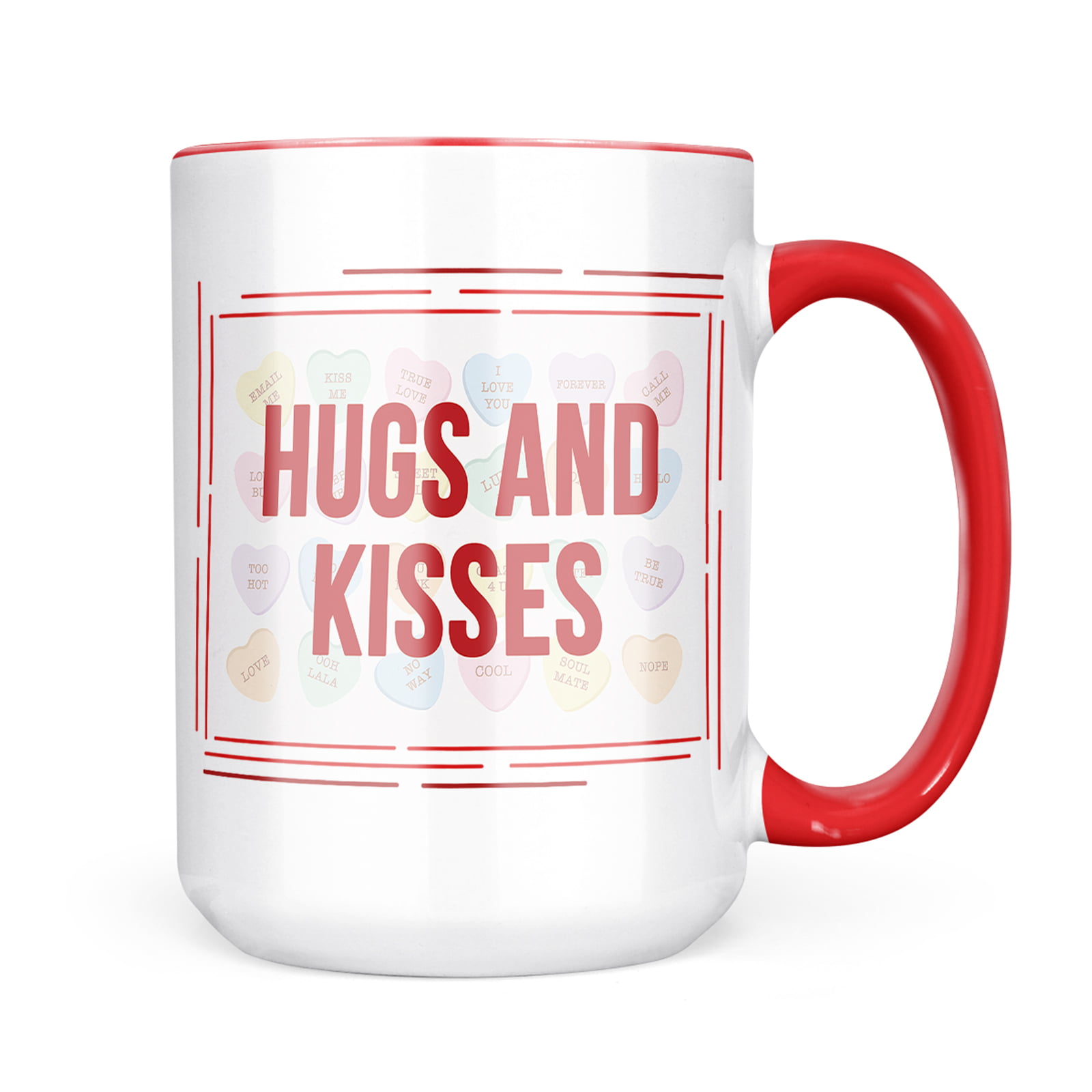 Fast shipping Happy Holliday Kiss Mug Kiss Cofee Mug 11oz Mug Gift Funny