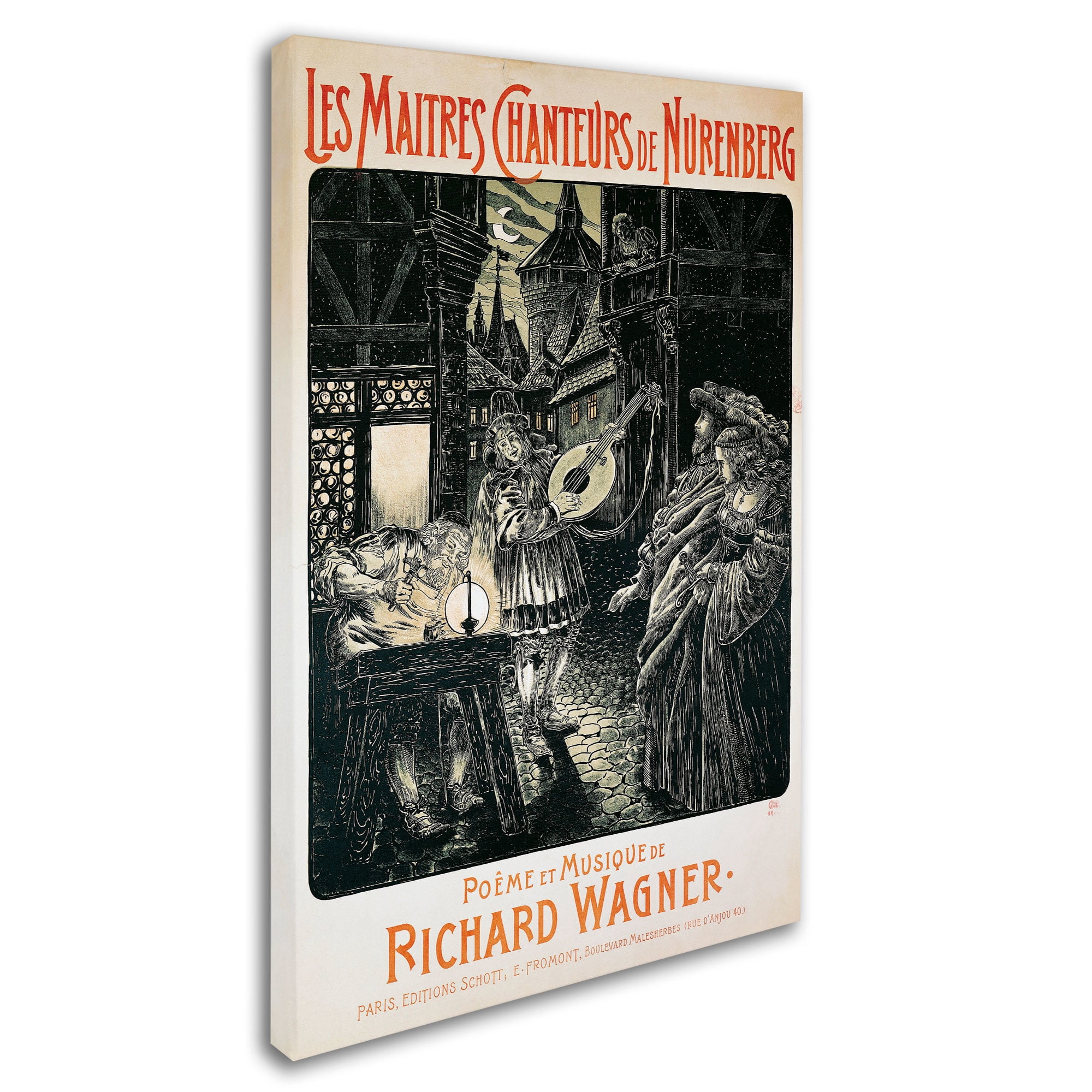 Trademark Fine Art "The Mastersingers of Nuremberg" Canvas Art by Richard Wagner