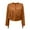 Khaki, variant on Fiaer Women's Leather Moto Cropped Jacket Plus Size Long Sleeve Loose Fit Fashion Casual Tops with Tassels Khaki XL