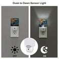 thumbnail image 3 of Cauagu Neon Seahorse Underwater Realm Print LED Nightlight,0.5W Night Lights Plug into Wall 1 Pack with Dusk-to-Dawn Light Sensor Soft Glow Lamp for Bathroom Adult Hallway-EU, 3 of 7