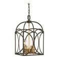 thumbnail image 1 of Savoy House Talbot 4 Lights Small Metal Foyer Pendant in English Bronze, 1 of 5