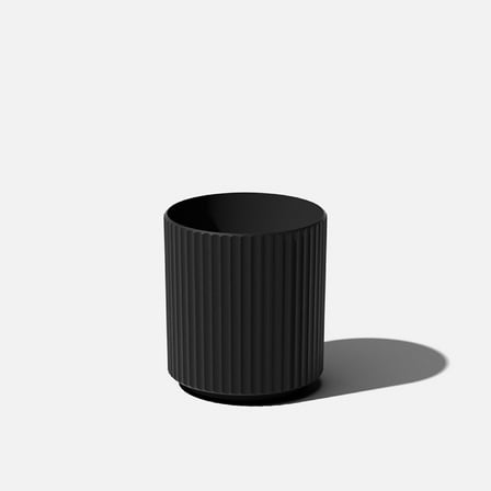 Sunside by Veradek Ripple 12' Planter Black
