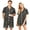 Black, variant on Couples Pajama Sets Matching Halloween 2 Piece Short Sleeve Button Down Pjs Soft Lightweight Sleepwear Loungewear for Her Him with Allover Graphic Print Beige L