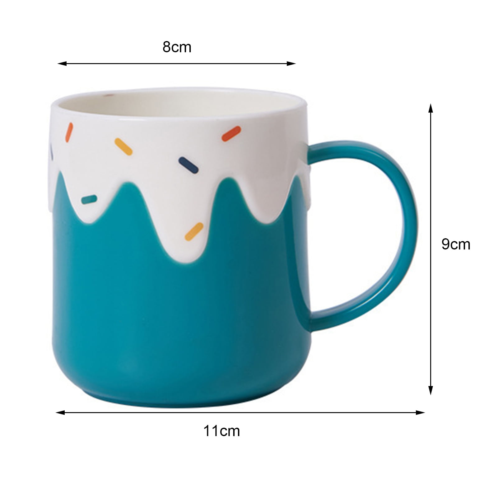 CherryHome Mouthwash Cup with Handle Easy to Use Mouthwash Cup