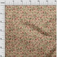 thumbnail image 3 of oneOone Polyester Spandex Light Brown Fabric Florals Sewing Fabric By The Yard Printed Diy Clothing Sewing Supplies 56 Inch Wide, 3 of 4