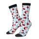 thumbnail image 1 of Balery Flowers and Lady Bugs Calcetas Largas con Estampado para Hombre y Mujer – Suaves y Transpirables, Talla Única (US 5-11), 1 of 6
